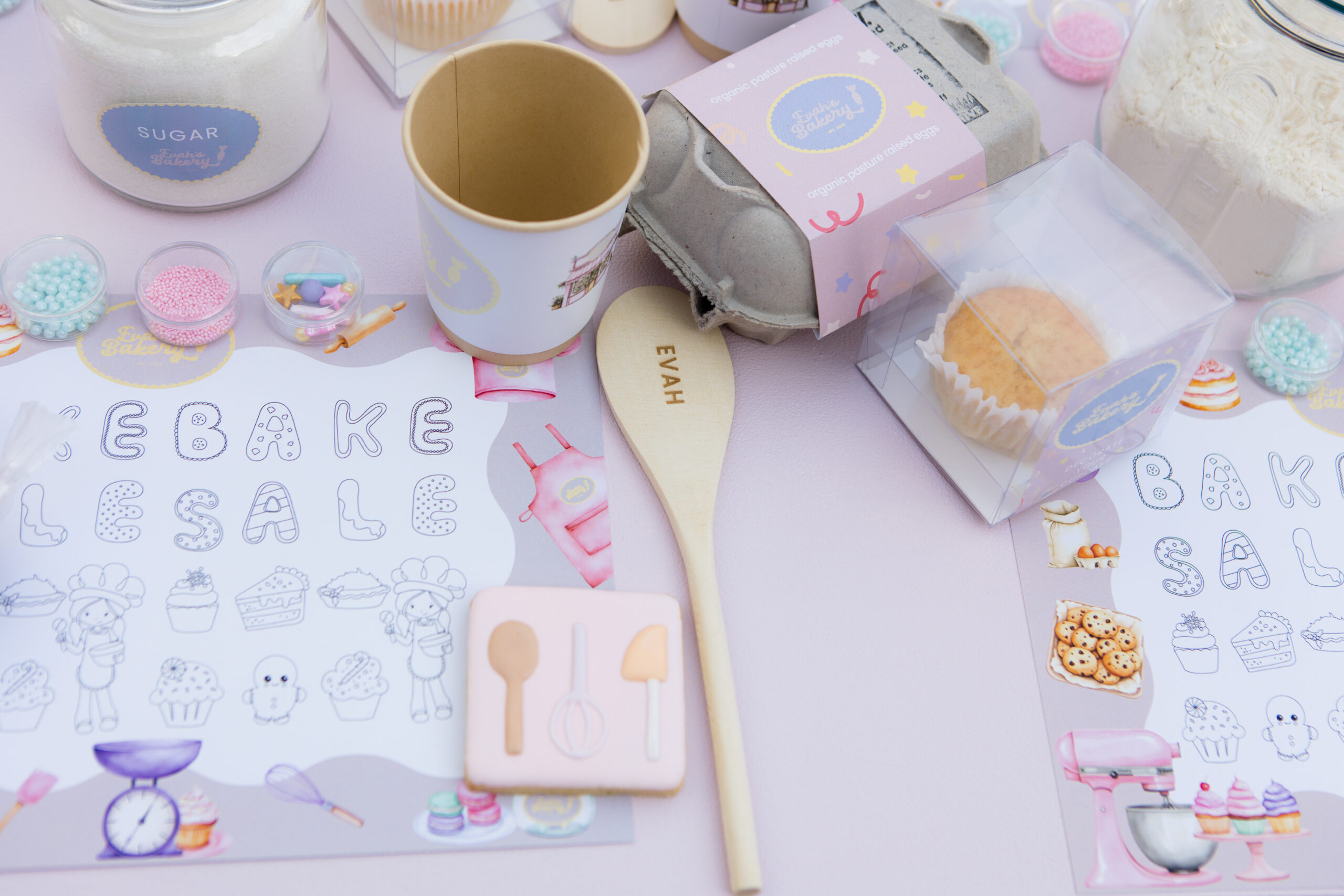 bakery-themed kids birthday party